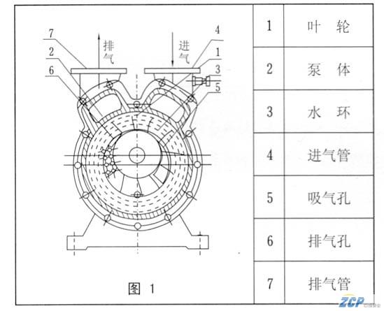 水環真空泵的工作原理